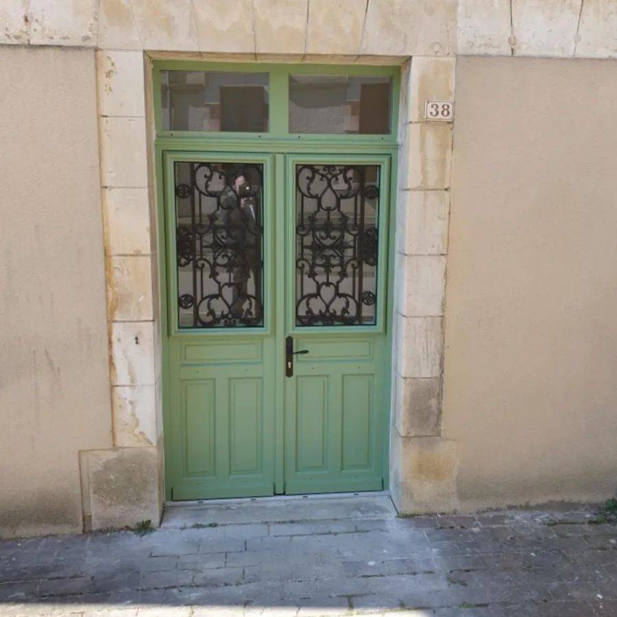 porte verte après